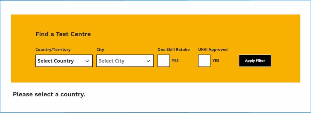 IELTS Booking Step2