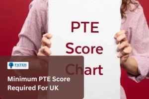 minimum pte score in uk