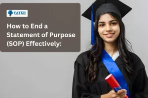 how to end a statement of purpose sop