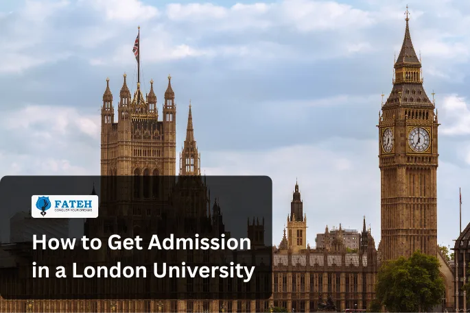 how to get admission in london university